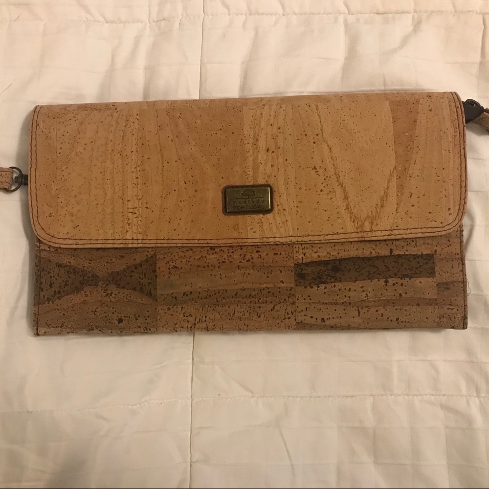 Montado Portugal Cork Clutch Wristlet - NWOT